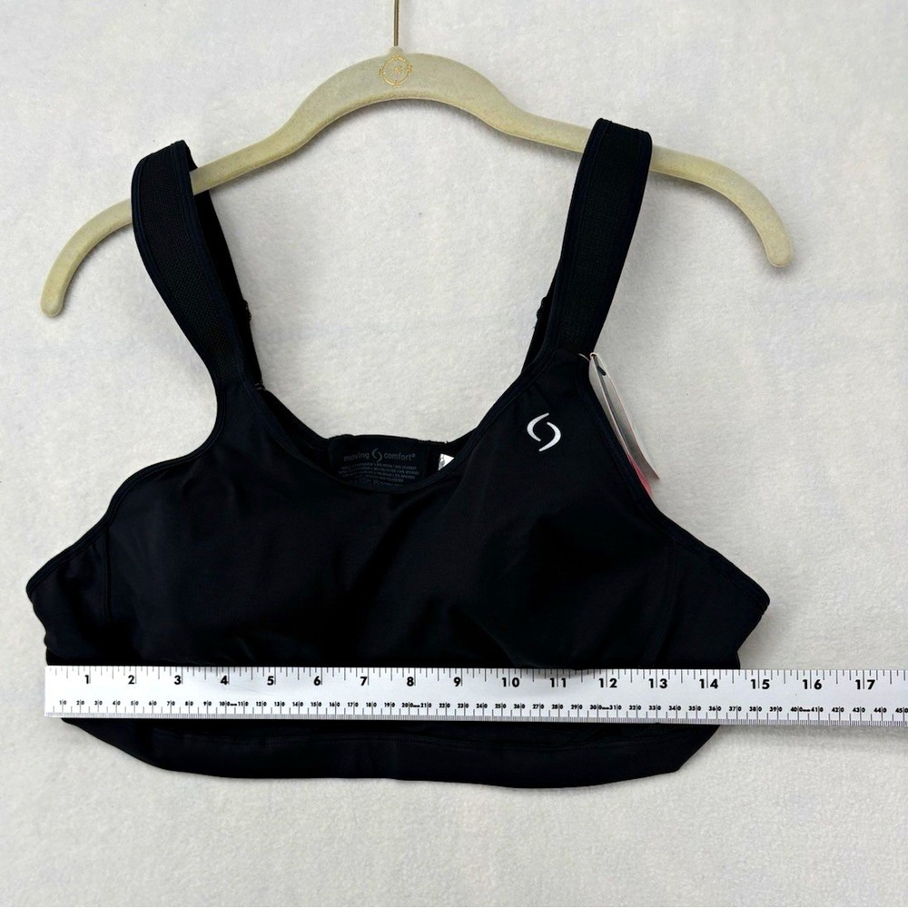 Moving Comfort Maia Stabilize Underwire High Support Sports Bra Black 38C